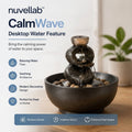 nuvellab™ CalmWave Desktop Water Feature