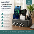 nuvellab™ SmartHome CableFlow Organizer Station